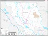 Red River Parish (), La Carrier Route Wall Map